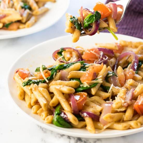 10 Minute Balsamic Tuscan Pasta