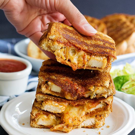 Chicken Parmesan Grilled Cheese