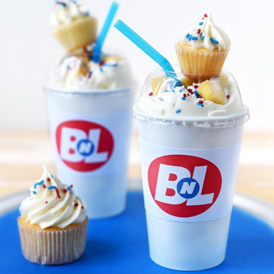 Wall-e Cupcake Milkshakes