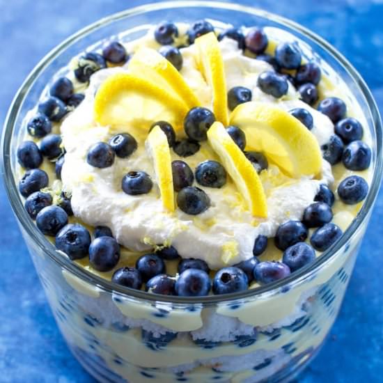 Lemon Blueberry Trifle