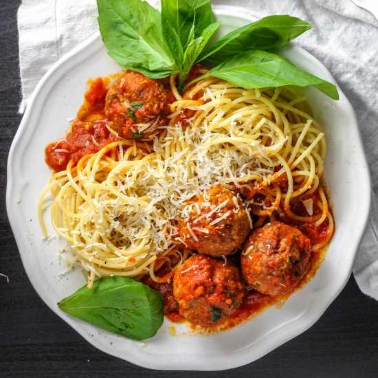 Weeknight Spaghetti and Meatballs