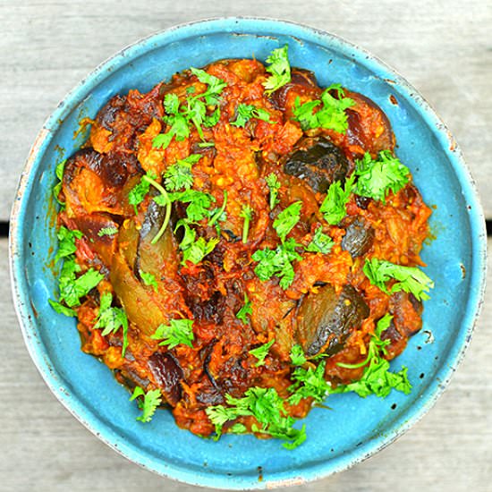 Smoky and Tangy Eggplant