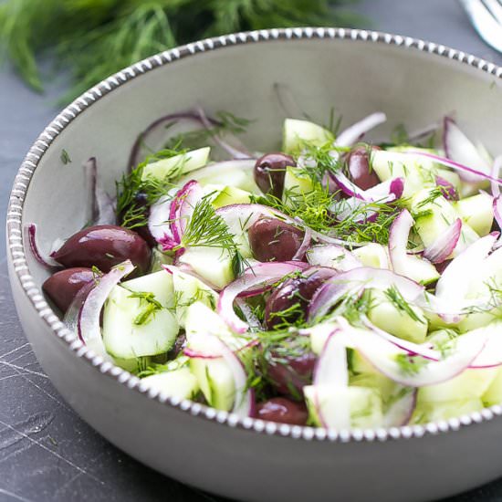 Cucumber and Onion Salad