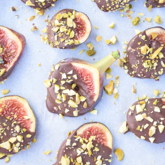 Dark Chocolate Covered Figs