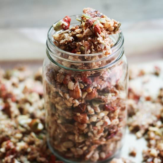 Goji Berry Paleo Granola