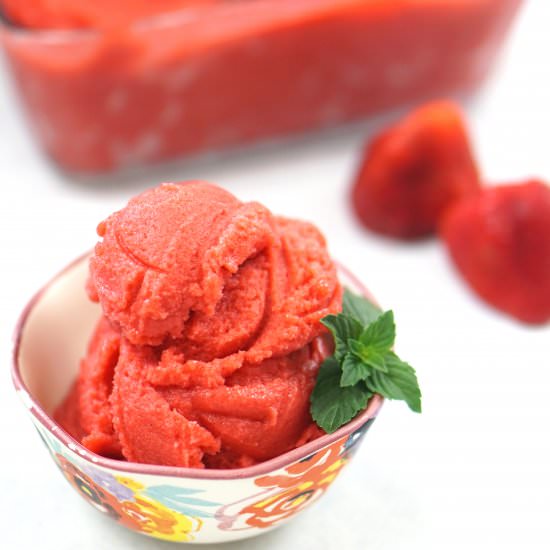 Strawberry Sorbet