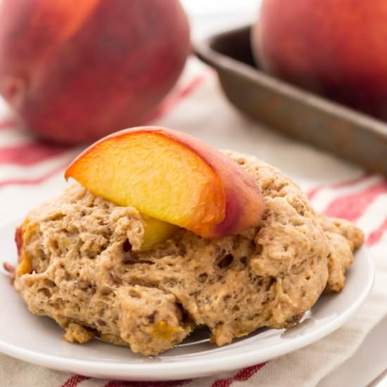 Easy Vegan Peach Scones