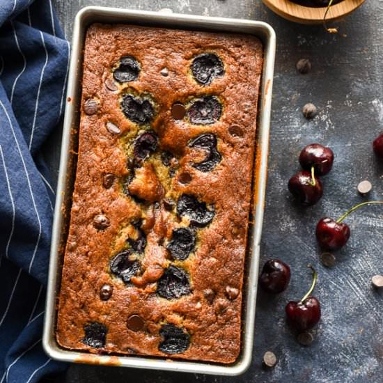 Cherry Chocolate Chip Banana Bread