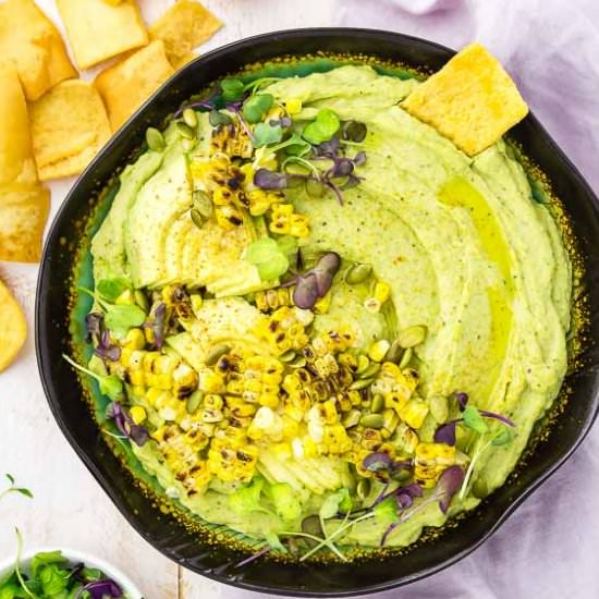 Avocado Sriracha Hummus