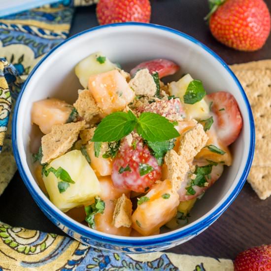 Fruit Salad with Key Lime Dressing