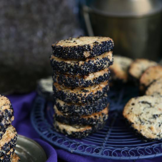 =Einkorn Cookies w/ Sesame&Nori