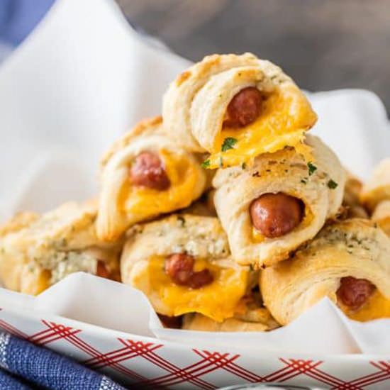 Cheesy Pigs in a Blanket