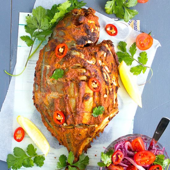 Baked Tandoori Fish