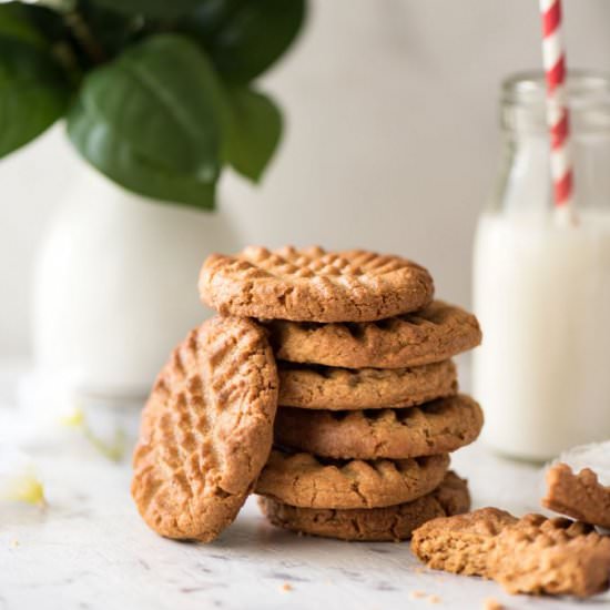 EASY PEANUT BUTTER COOKIES