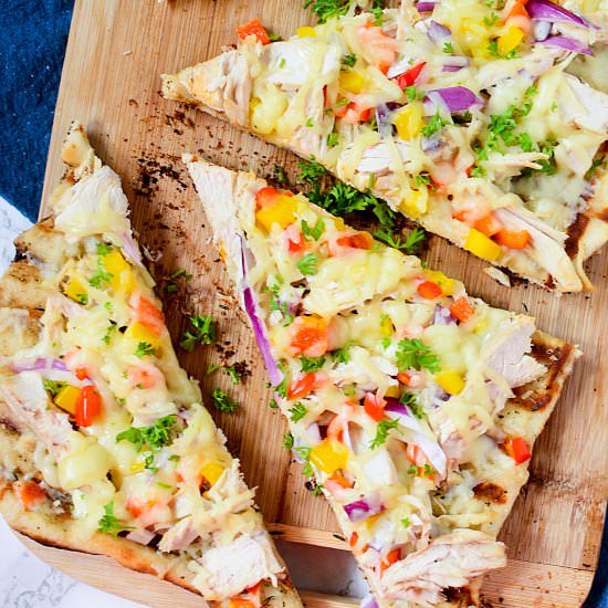 Chicken and Pepper Flatbread