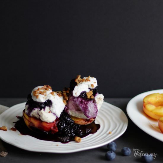Grilled Peach Split