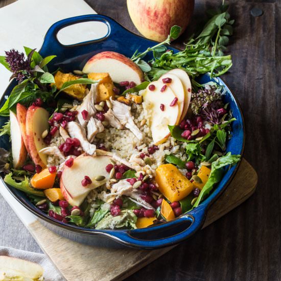 Fall Harvest Cauliflower Rice Bowl