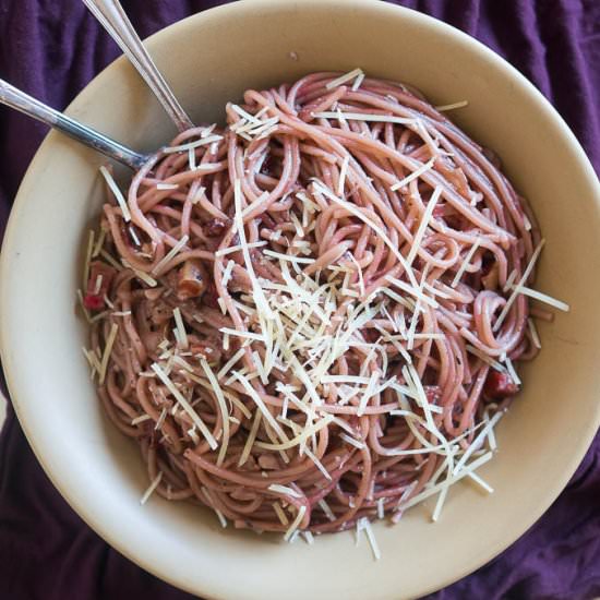 Red Wine Spaghetti