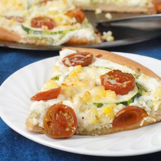 Summer Garden Veggie Pizza