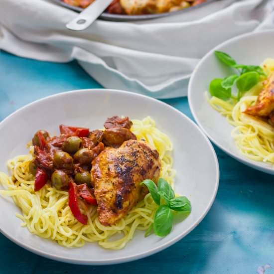 Creamy Italian Chicken Skillet