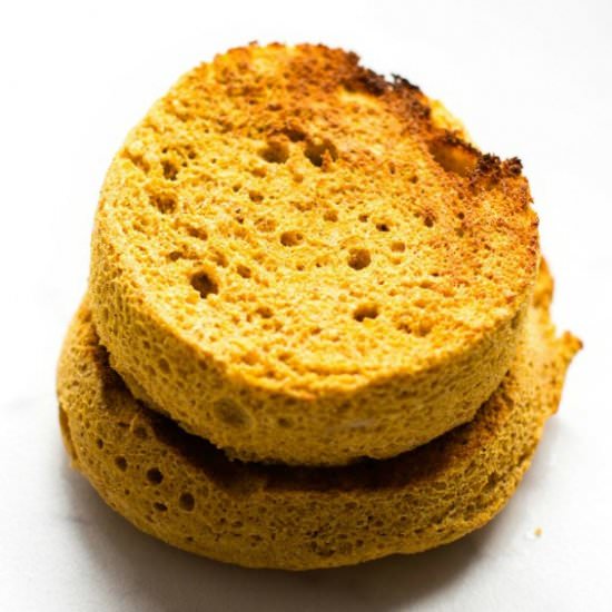 2 Minute Pumpkin English Muffin