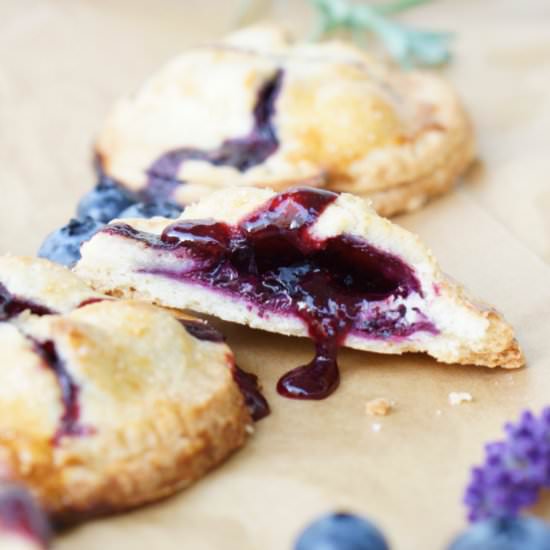 Blueberry Hand Pies with Lavender