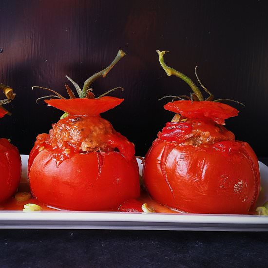 Stuffed Tomatoes for a Family Meal