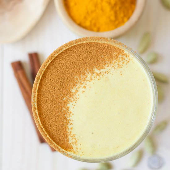 High Protein Golden Milk Smoothie
