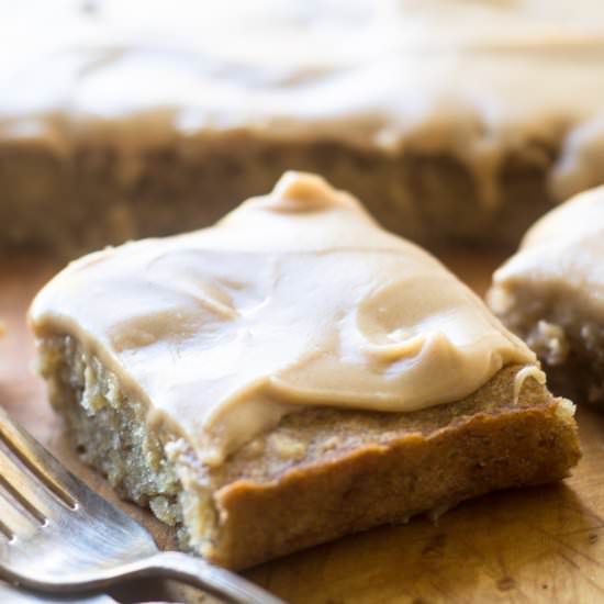 The Best Banana Blondies