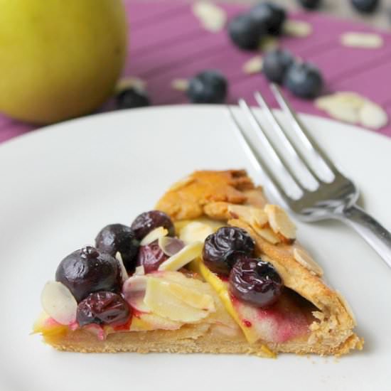 Apple Blueberry Galette