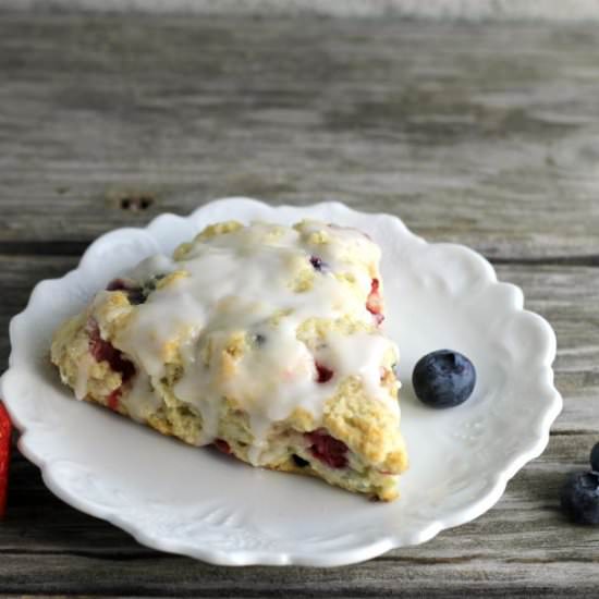 Mixed Berry Scones