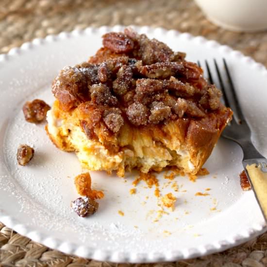 Stuffed Pumpkin French Toast Bake
