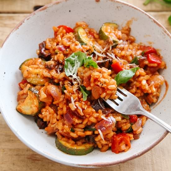 Vegan Tomato Risotto