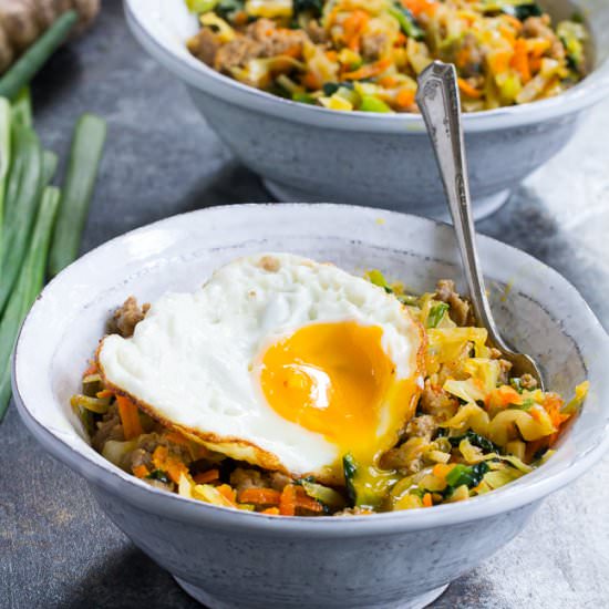 Breakfast Egg Roll In a Bowl