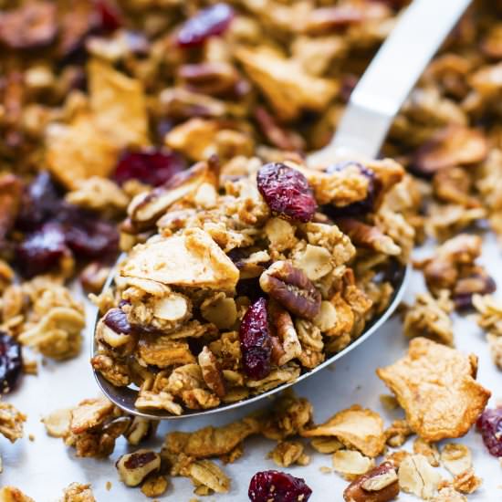 Maple Pecan Apple Cinnamon Granola