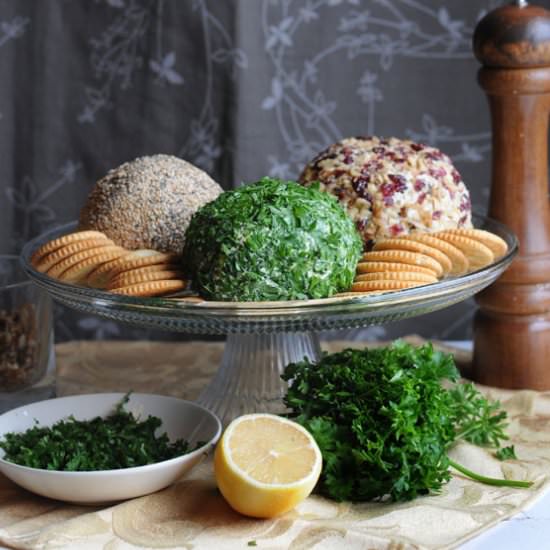 Cheese Ball, Three Ways