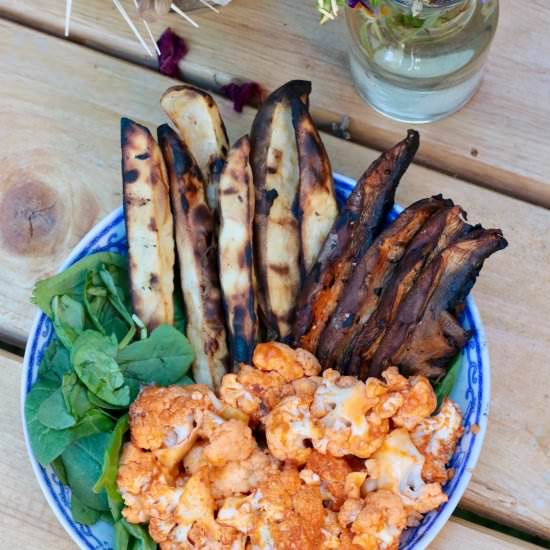 Buffalo Cauliflower Bowl