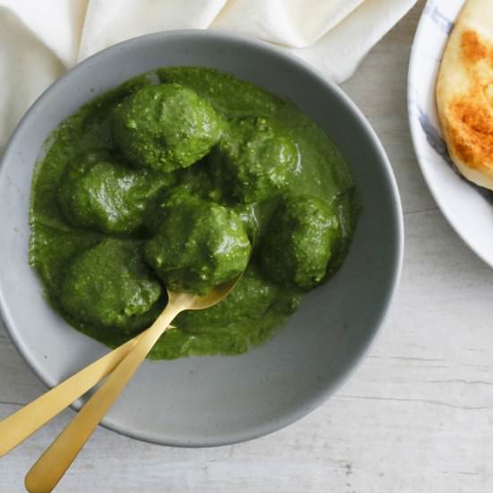 Palak Chicken Kofta