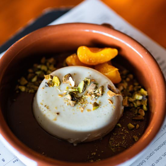 Honey Chamomile Panna Cotta