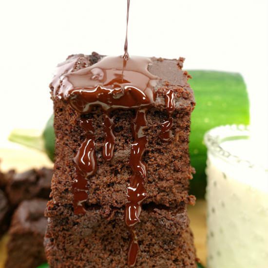 Paleo Zucchini Blender Brownies