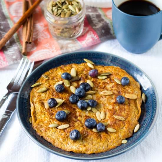 Single Serving Pumpkin Pancake
