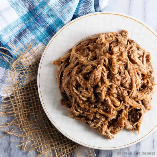 Slow Cooker Maple Balsamic Pork