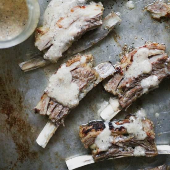 White BBQ Sauce Instant Pot Ribs