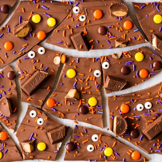 Halloween Candy Bark