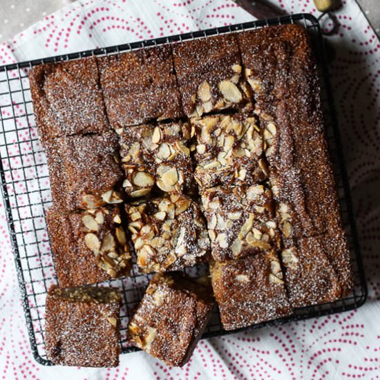 Plum Brown Butter Almond Cake