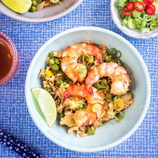 Shrimp fried rice