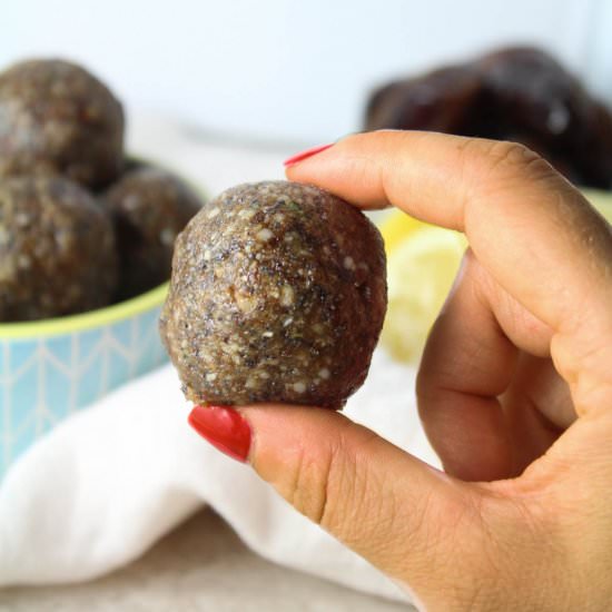 Whole 30 Lemon Poppy Seed Bites