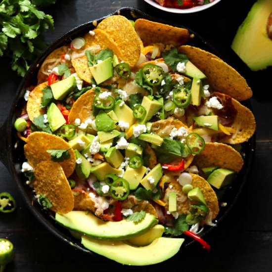 Loaded Veggie Nachos