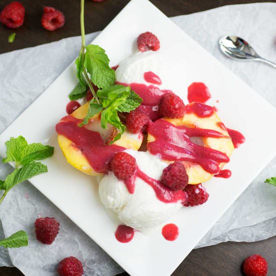Peach Melba