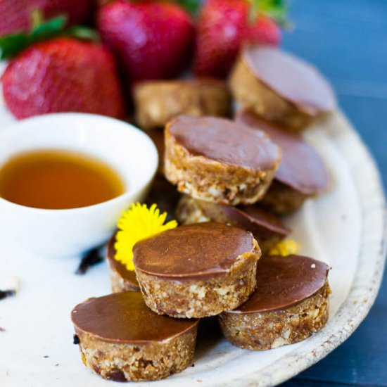 Sugar Free Caramel Slice Bites